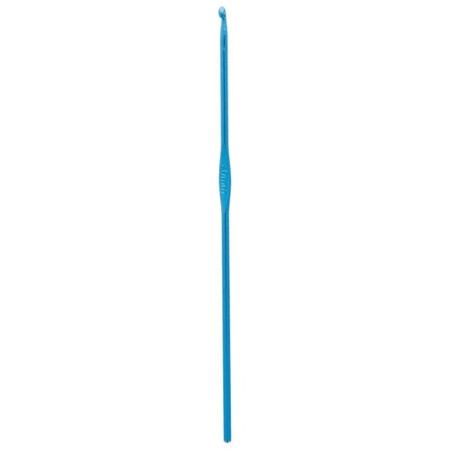 фото Для вязания gamma крючки цв. ch-15 металл d 3.0 мм 15 см в чехле синий