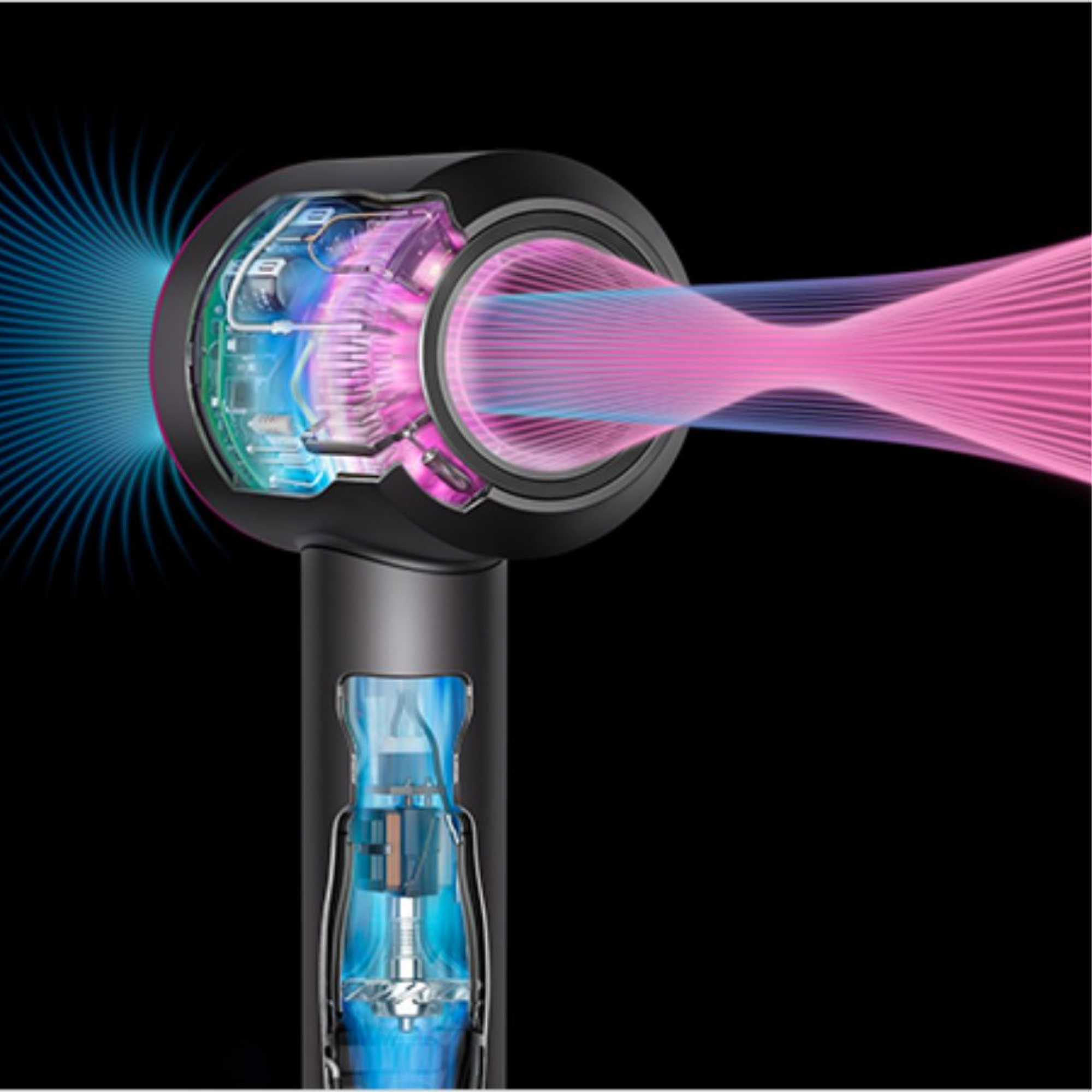 Фен Dyson Supersonic HD08 Nickel/Fuchsia (Никель/Фуксия) + Подарок 2 расчески EU - фотография № 13