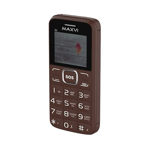 Телефон MAXVI B2 коричневый