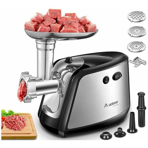 Мясорубка Aobosi черный 4031200₽