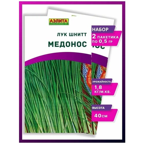Семена зелени Лук шнитт Медонос - 2 упаковки семена зелени лук шнитт медонос 2 упаковки