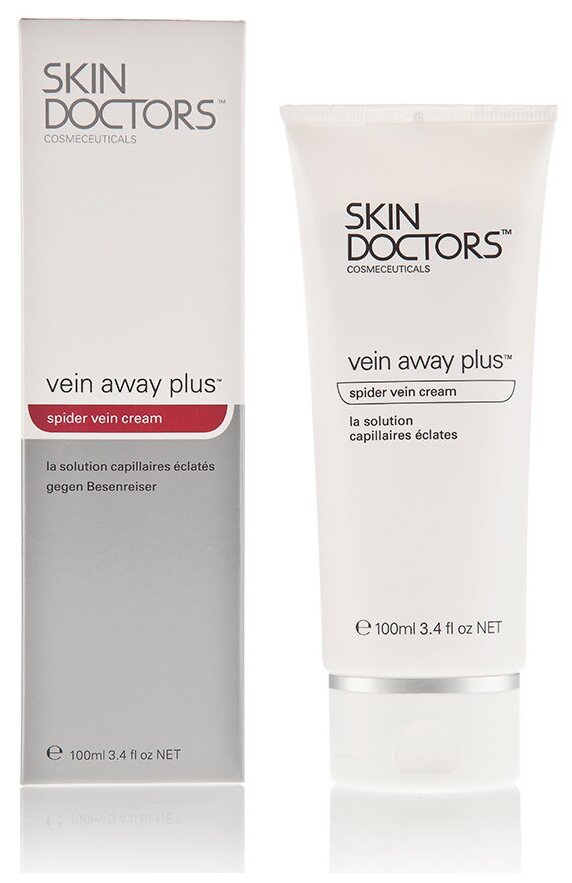 Skin Doctors: Крем для тела против сосудистых звездочек, проявлений повреждения капилляров и послеоперационных рубцов (Vein Away), 100 мл