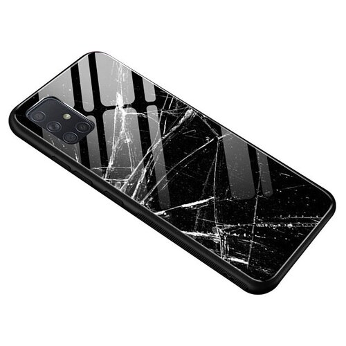 фото Панель-чехол-накладка mypads для samsung galaxy a51 sm-a515f (2020) из мягкого силикона с красивым расписным 3d рисунком «тематика мрамор»