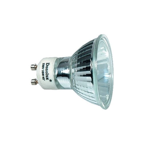 Donolux Лампа галогенная GU10 с алюминиевым покрытием 51mm 35w 40^, 220V 2800K, 2000h