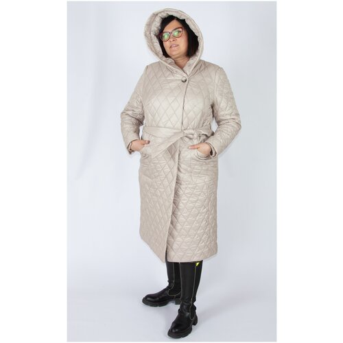 KR-285 Пальто женское светло-бежевый Sempati