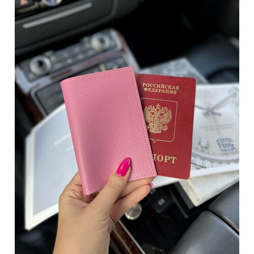 Обложка для паспорта MARIGO, красный, розовый
