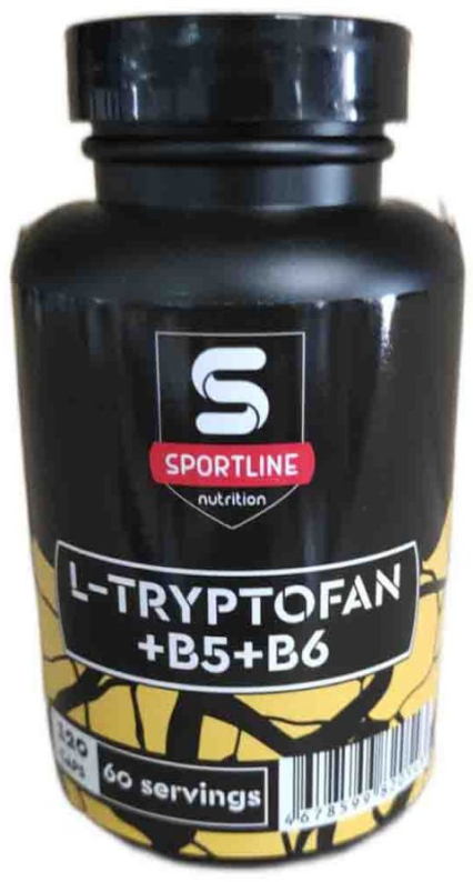 Аминокислоты L-Триптофан SportLine Nutrition L-Triptophan+B5+B6, 120 капс