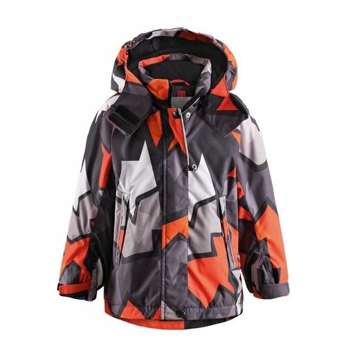 Куртка Reima Kiekko, размер 128, красный, серый куртка reima размер 128 серый