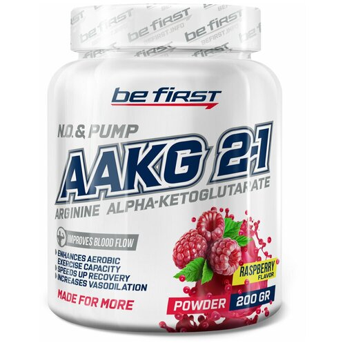 Малина Be First AAKG 2:1 Powder (Arginine AKG) 200 гр (Be First)