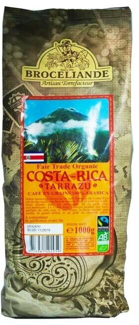 Кофе в зернах Broceliande Costa-Rica, 1 кг - фотография № 6