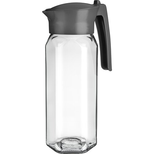 Графин Betty 1500 мл с крышкой серого цвета