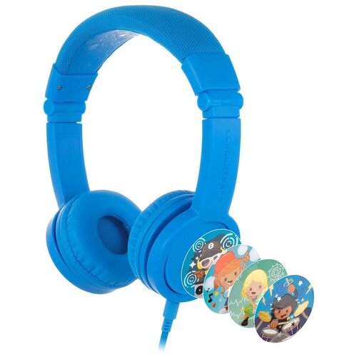 Детские проводные наушники ONANOFF Buddyphones Explore+ (cool blue), арт. BP-EXPLOREP-BLUE (шт)