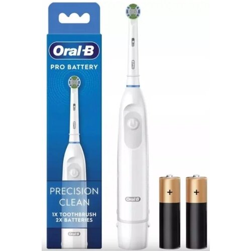 Oral-B Precision Clean Pro Battery, белый электрическая зубная щетка oral b pro 700 sensi clean белый