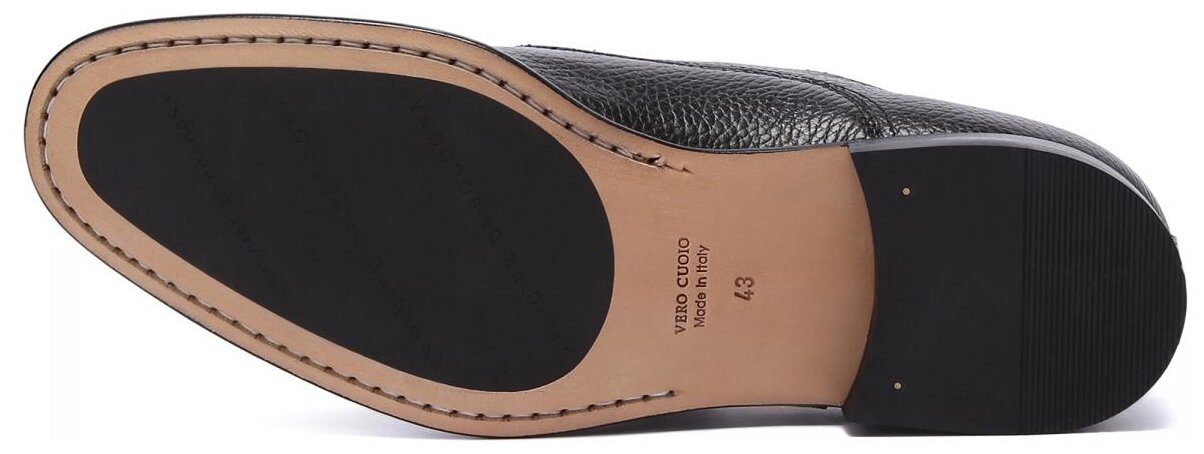 Туфли дерби Principe di Bologna, натуральная кожа, размер 41, черный - фотография № 4