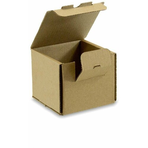 Самосборная картонная коробка 70*70*60 мм FEFCO 0470, короб из микрогофрокартона Т11. Комплект 10 штук