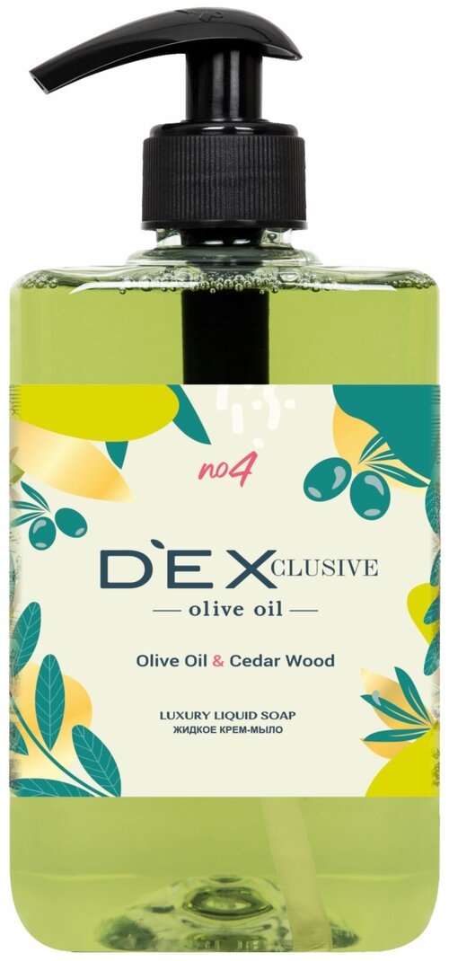 DexClusive Жидкое крем-мыло Olive oil олива, 500 мл, 500 г
