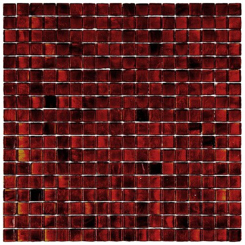 Мозаика Alma NB-RD231 из глянцевого цветного стекла размер 29.5х29.5 см чип 15x15 мм толщ. 4 мм площадь 0.087 м2 на бумаге