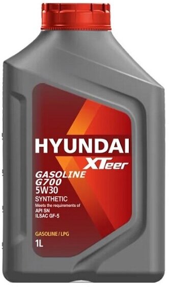 Масло моторное Hyundai XTeer G700 5W30 1л синтетика SN/GF-5