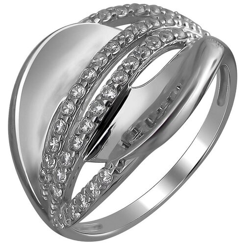 фото Эстет кольцо с 38 фианитами из серебра 01к159740, размер 19