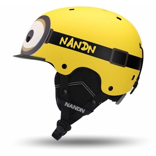 фото Шлем горнолыжный детский nandn nt635a yellow миньон