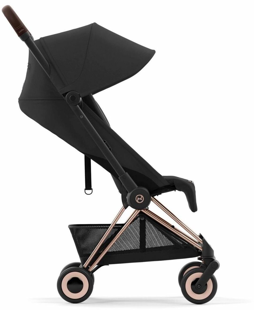 Cybex Coya Прогулочная коляска, рама Rosegold/Sepia Black