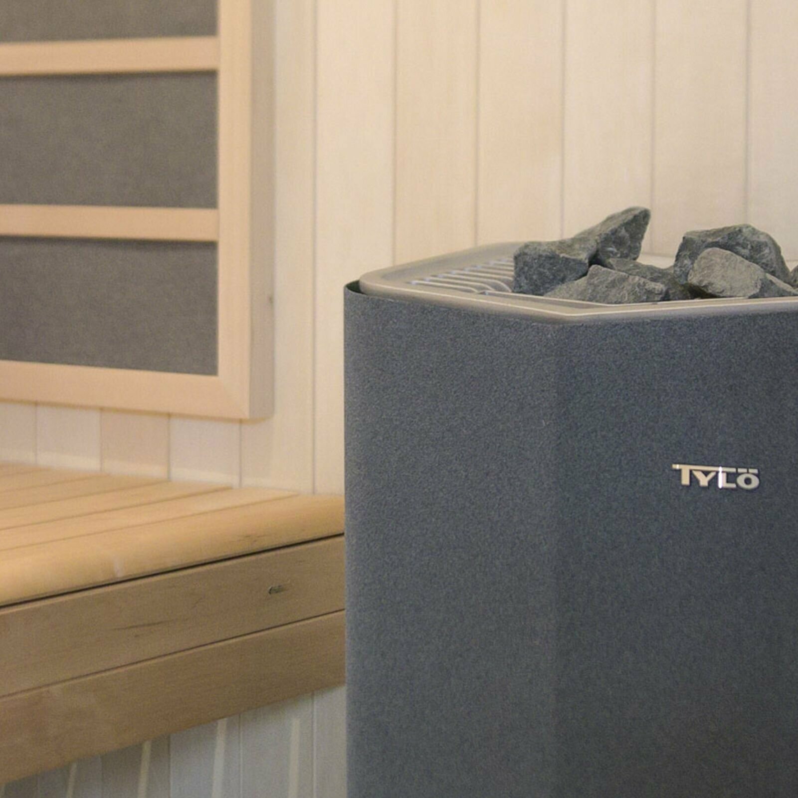 Электрическая печь для сауны Tylo SENSE ELITE 6 серого цвета с пультом Elite - фотография № 7