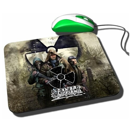 Коврик для компьютерной мышки с принтом Сталкер (STALKER)