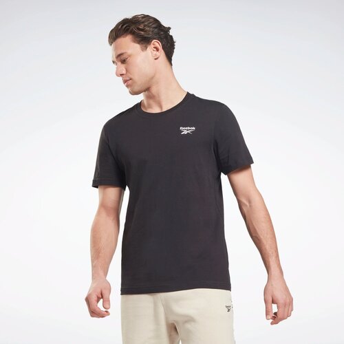 Футболка Reebok RI Left Chest Logo Tee, размер XS, черный