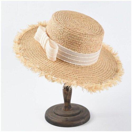 Шляпа , размер 56, желтый шляпа женская соломенная с широкими полями пляжная складная панама от солнца с защитой от ультрафиолета лето 2023