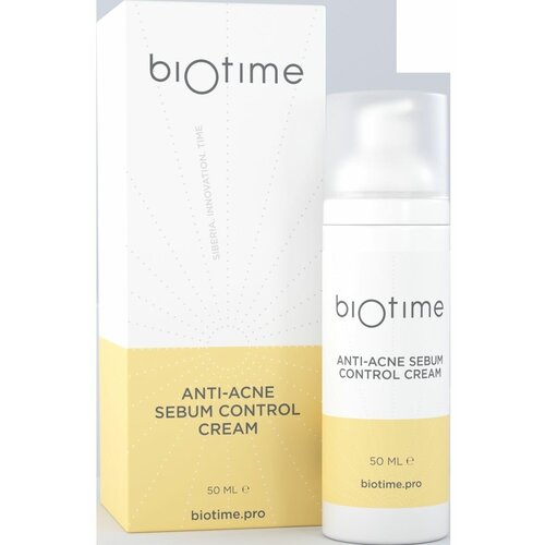Biotime Anti-Acne Sebum Control Cream -Себорегулирующий крем biotime крем anti acne sebum control cream себорегулирующий анти акне 50 мл