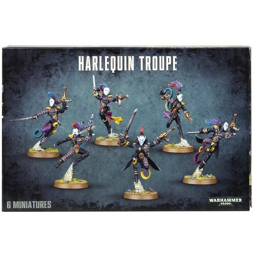 Модель для сборки Warhammer 40000 Aeldari Harlequin Troupe модель для сборки warhammer 40000 aeldari farseer skyrunner