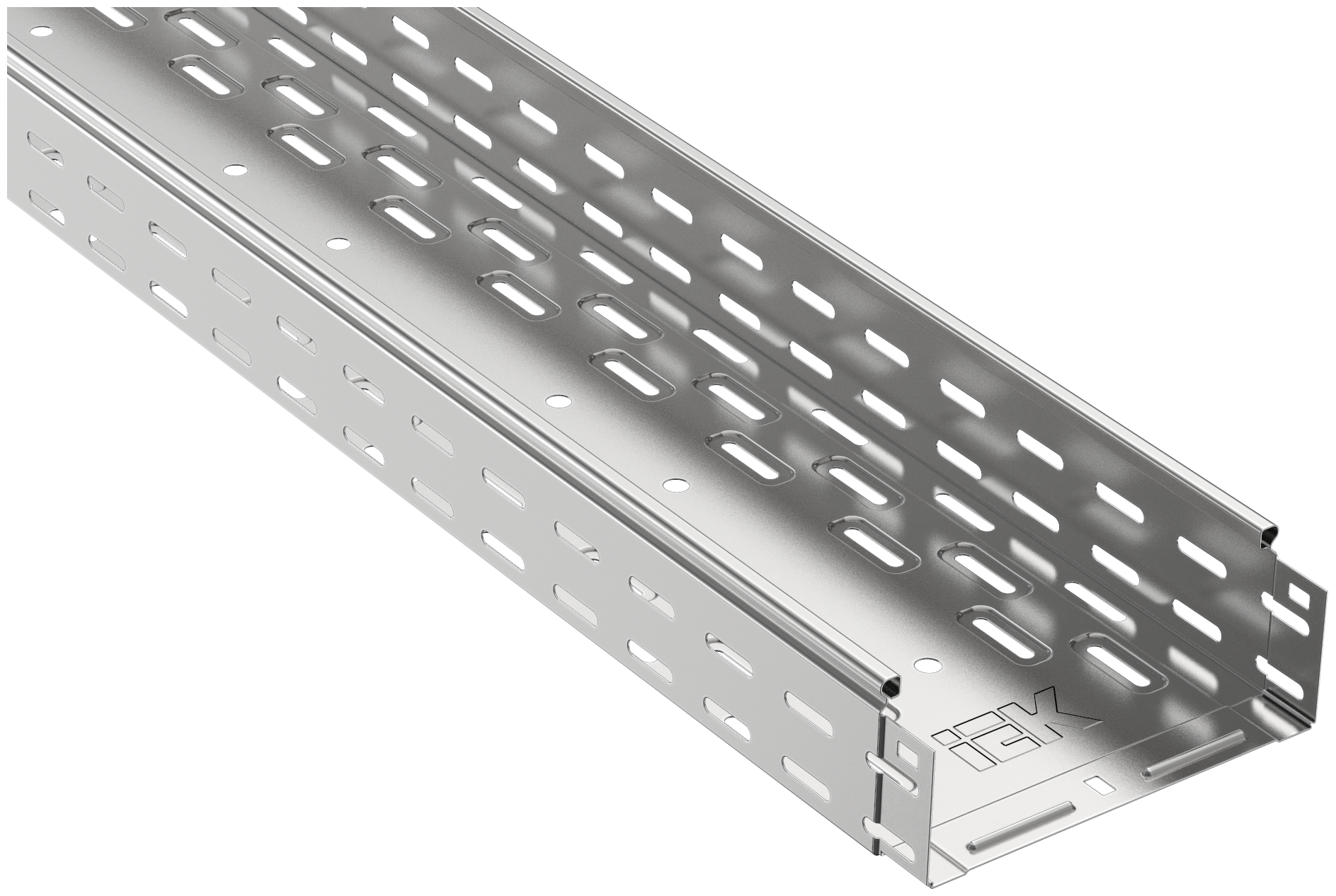 Лоток перфорированный 80х300х3000 толщ. 1,0 мм ИЭК, IEK CLP10-080-300-100-3 (1 м.)