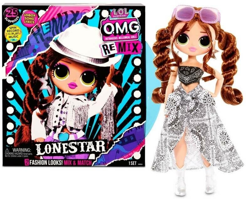 L.O.L. Surprise 567233 Кукла L.O.L. OMG Remix-Lonestar - фото №11