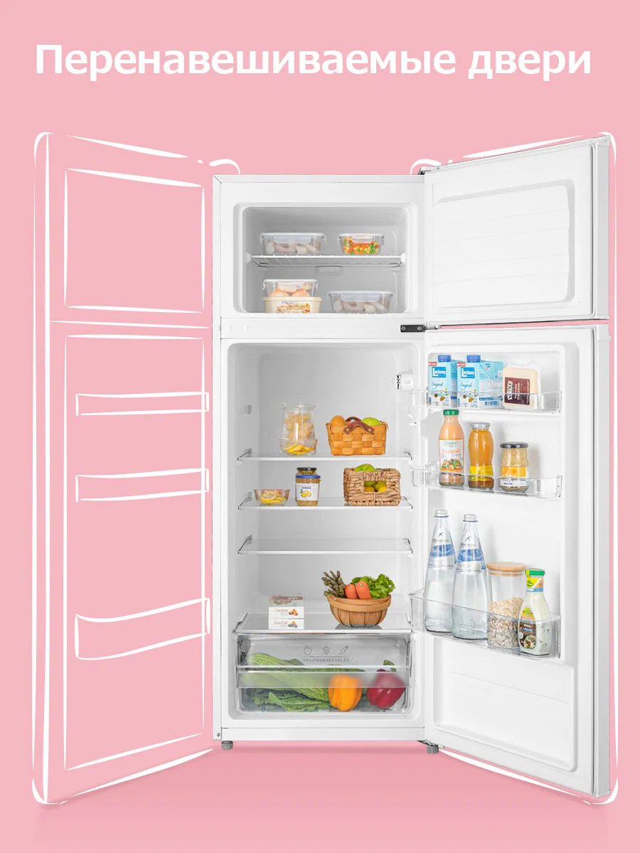 Холодильник Comfee RCT284WH1R, белый - фотография № 10