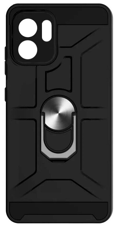 Противоударная накладка Armor Case с кольцом для Xiaomi Redmi A1 черный