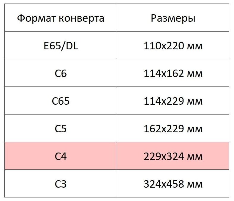 Конверты крафт С4 стрип Ecopost 229х324, 80г, 250шт/уп