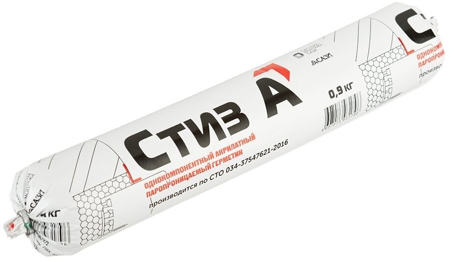Герметик для монтажа окон Сазиласт Стиз А 0.9 кг - фото №10