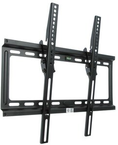 Kromax Кронштейн Kromax IDEAL-4, для ТВ, наклонный, 22-65", 23 мм от стены, черный