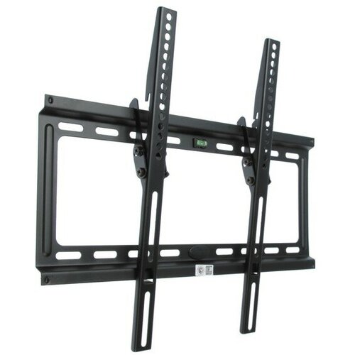 Кронштейн Kromax IDEAL-4, для ТВ, наклонный, 22-65, 23 мм от стены, черный кронштейн kromax vega 13 new для тв фиксированный 15 42 15 мм от стены черный