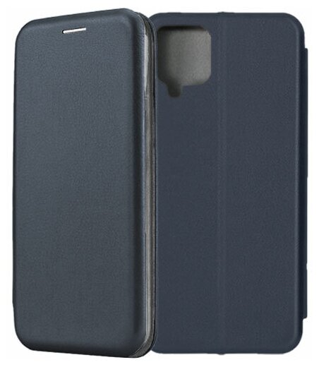 Чехол-книжка Fashion Case для Samsung Galaxy A12 A125 / A127 темно-синий