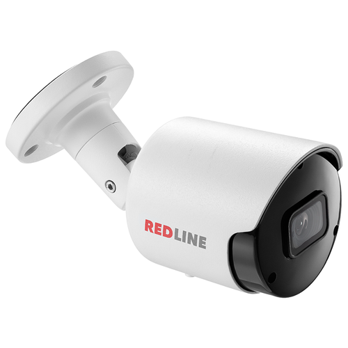 RL-IP12P-S.eco RedLine Уличная цилиндрическая IP видеокамера, объектив 2.8мм, 2Мп, Ик, Poe, Встроенный микрофон, слот для microSD