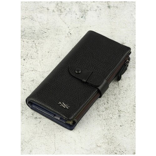 Кошелек Capsa, мультиколор, черный