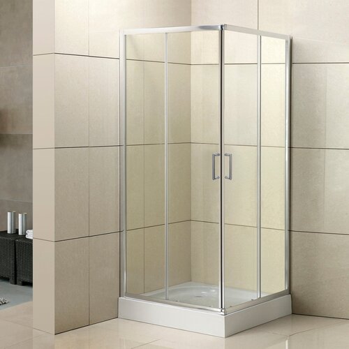 Душевой уголок BelBagno Uno 195 A 2 95 C Cr стекло прозрачное душевой уголок belbagno uno 195 a 2 95 p cr