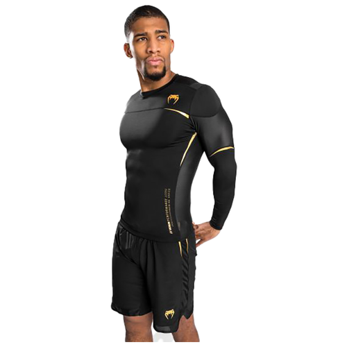 Рашгард Venum Tempest 2.0 Black/Gold L/S (XXL)