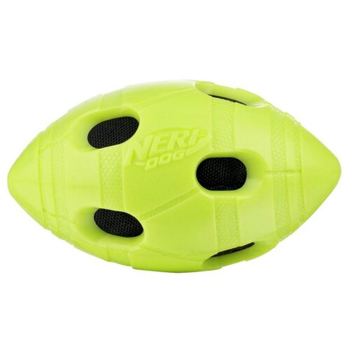 Nerf Игрушка для собак Мяч для регби хрустящий, 15 см (46852), 0,24 кг