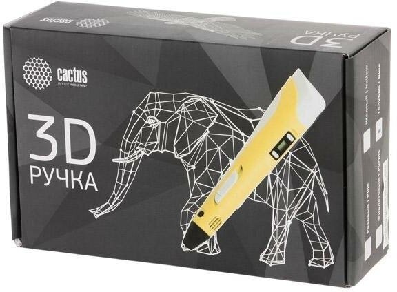 Ручка 3D Cactus PLA ABS LCD Фиолетовый - фото №7