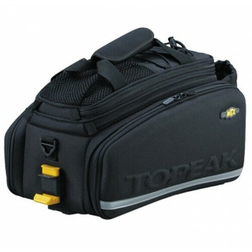 Сумка на багажник Topeak MTX Trunk Bag DXP Pannier (TT9635B), цвет Чёрный велосумка topeak на багажник mtx trunk bag ex черный 8 л