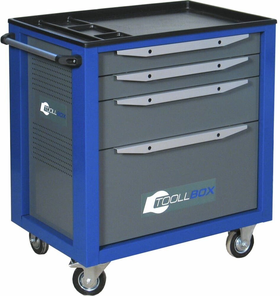 Toollbox Тележка инструментальная серии standart TBS-4 RAL 5005