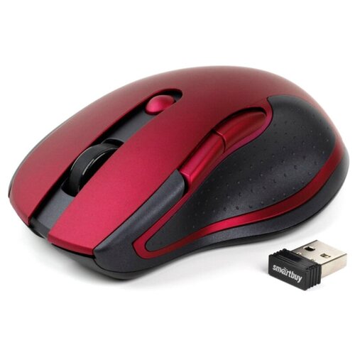 Мышь беспроводная SmartBuy 508AG-I оптическая цвет чёрный красный 74600₽