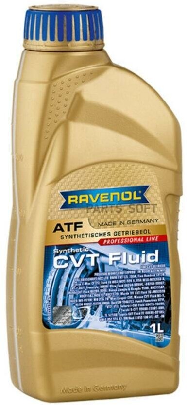 Масло трансмиссионное CVT 1Л (синтетика) (RAVENOL) RAVENOL / арт. 1211110001 - (1 шт)